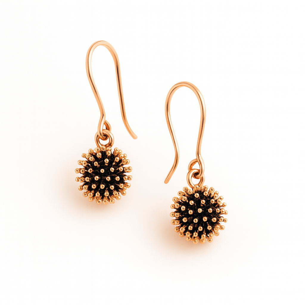 Textured Ball Dangle Earrings