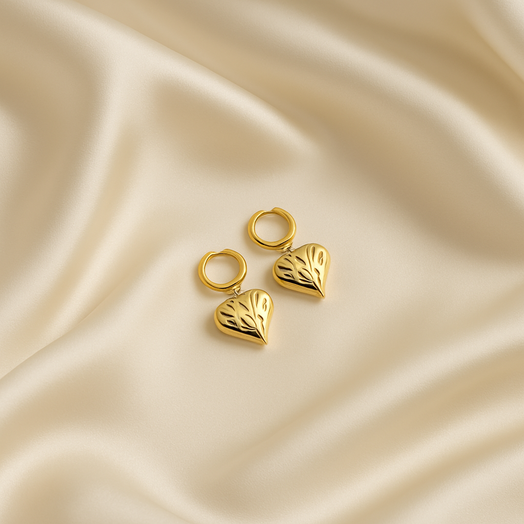 Heart Dangle Earrings