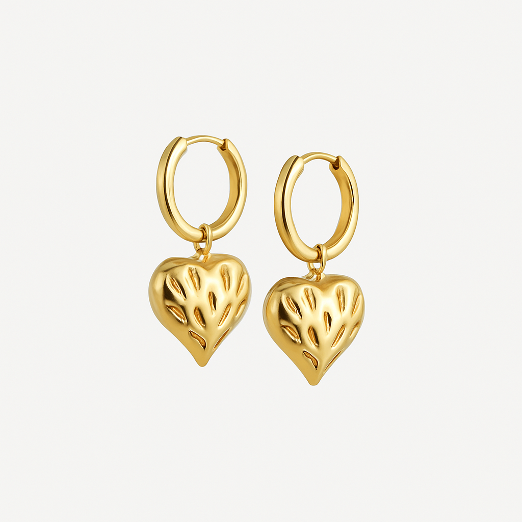 Heart Dangle Earrings