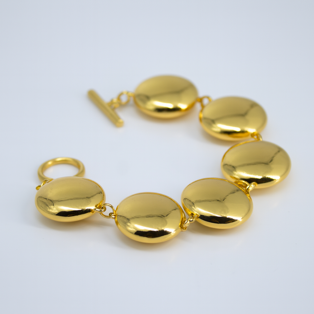 Luminous Disc Link Bracelet