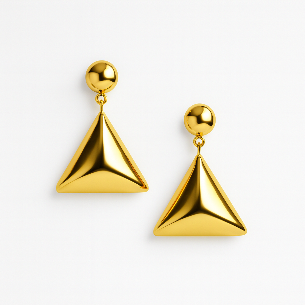 Triangle Dangle Earrings