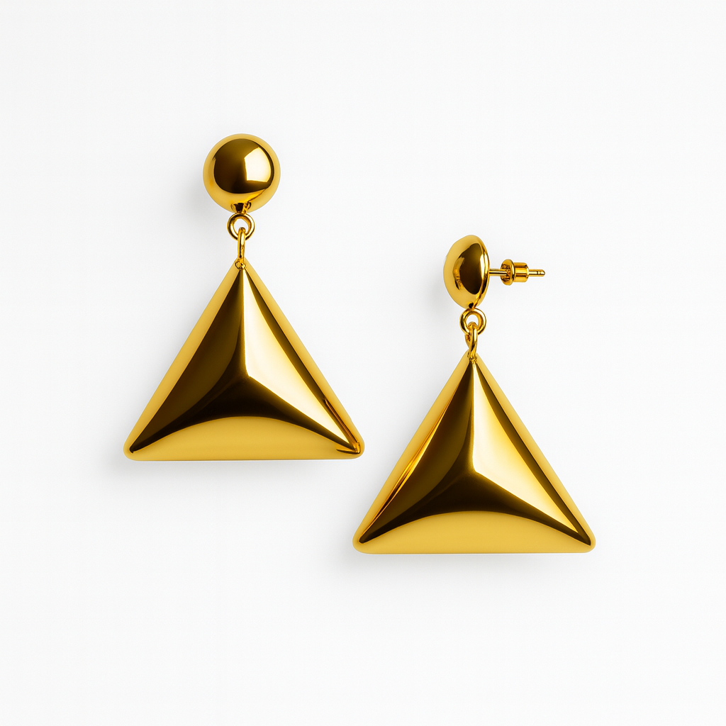 Triangle Dangle Earrings