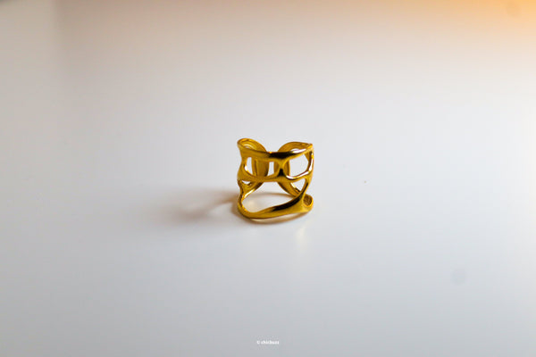 golden maze ring