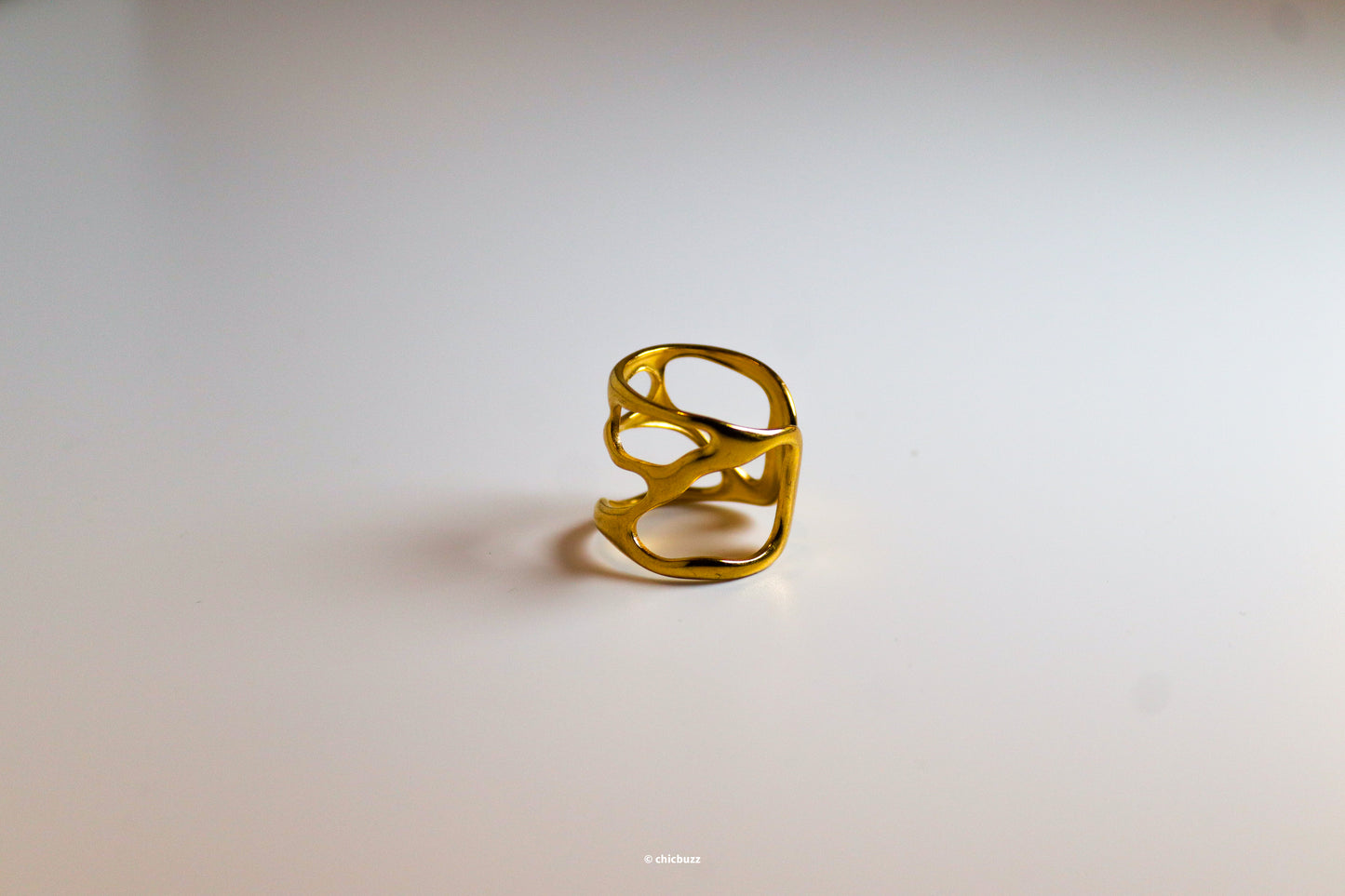 golden maze ring