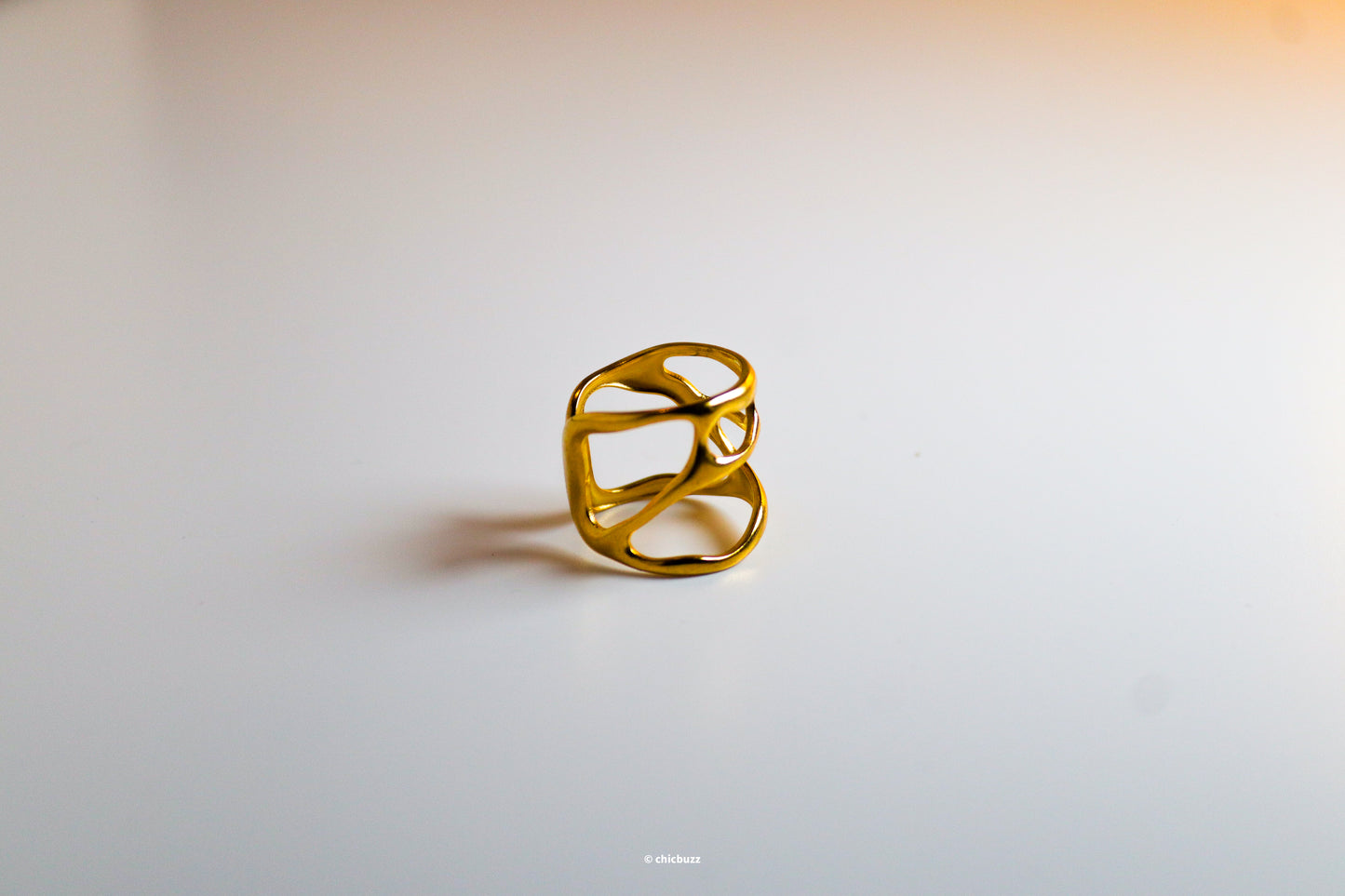 golden maze ring
