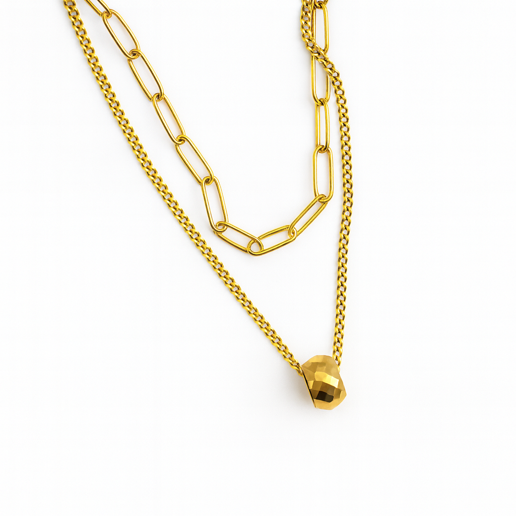 Layered Link Chain Necklace