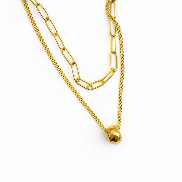Layered Link Chain Necklace
