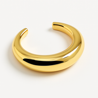 Sculptural Crescent Cuff bracelet