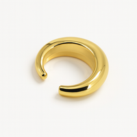 Sculptural Crescent Cuff bracelet