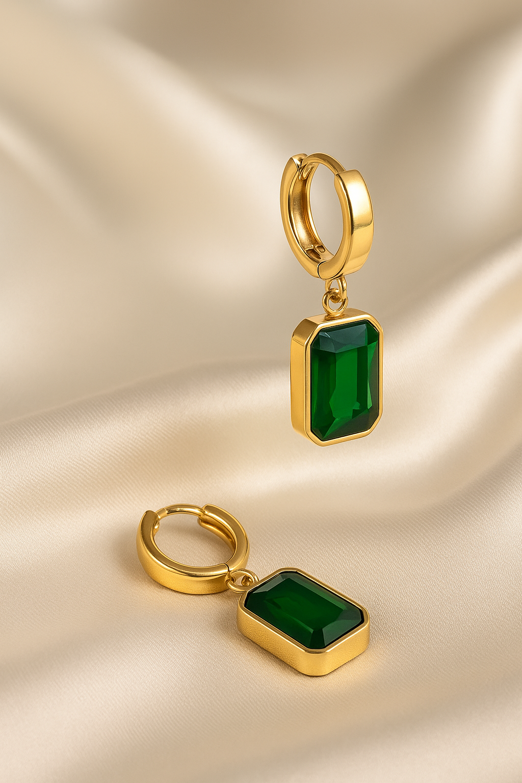 Gemstone Gold Plated Earrings