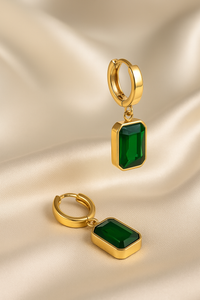 Gemstone Gold Plated Earrings