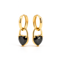 Oval Link Dangle Earrings