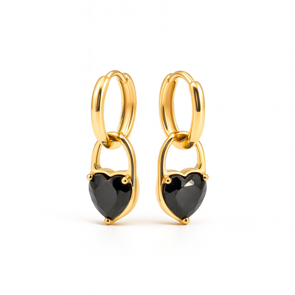 Oval Link Dangle Earrings