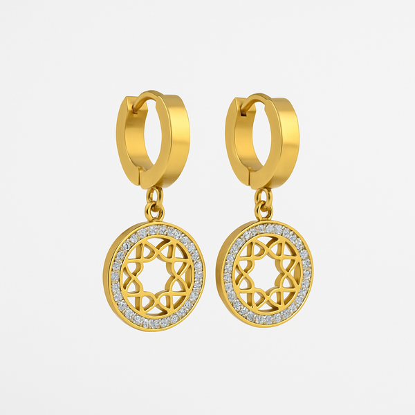 Dangle Hoop Earrings