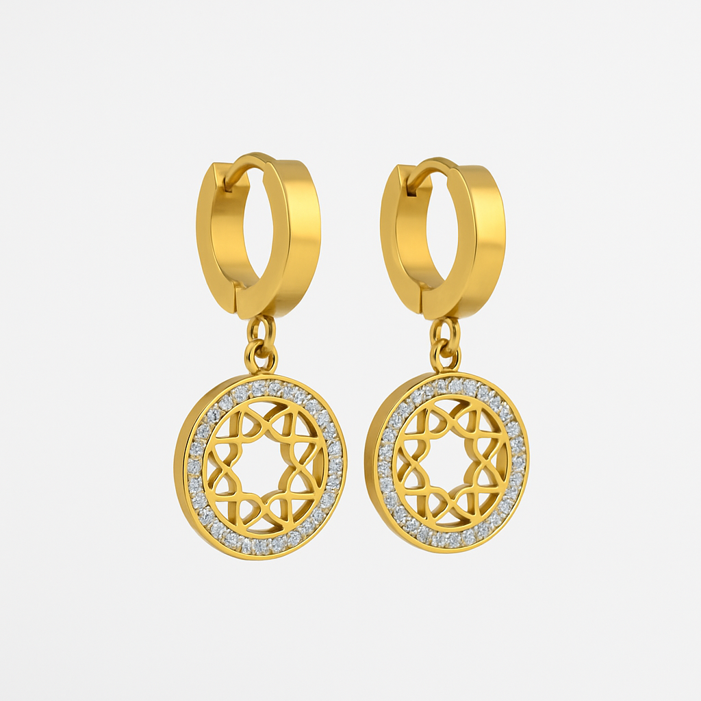 Dangle Hoop Earrings