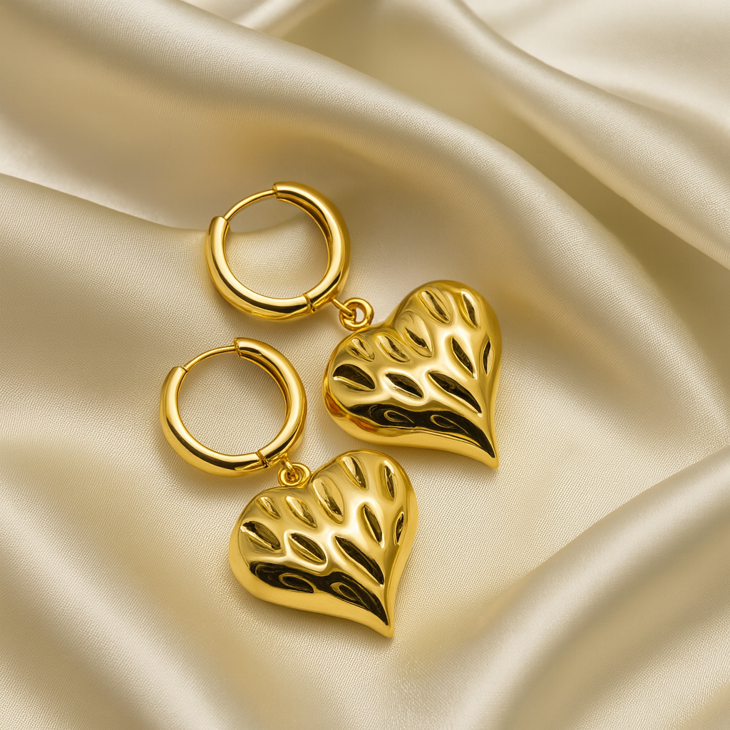 Heart Dangle Earrings