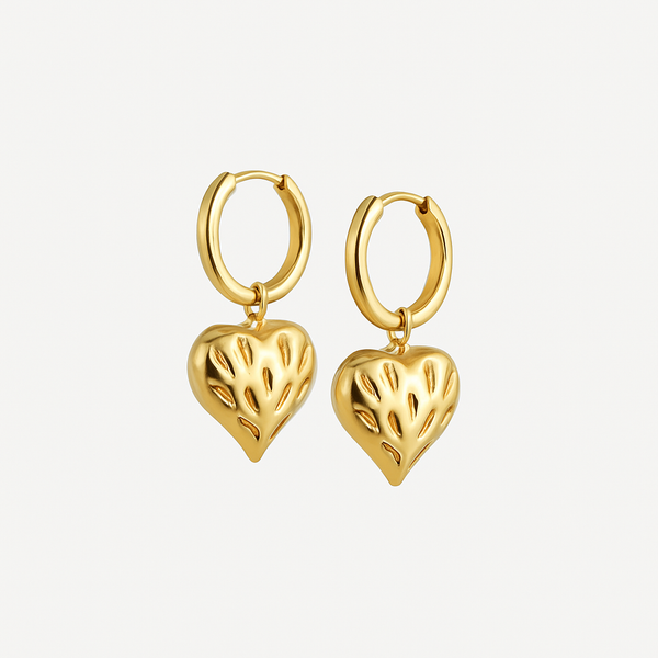 Heart Dangle Earrings