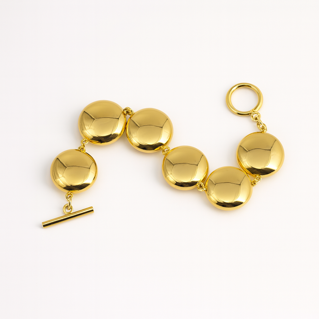 Luminous Disc Link Bracelet