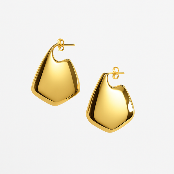 Sculpted Hoop Earrings