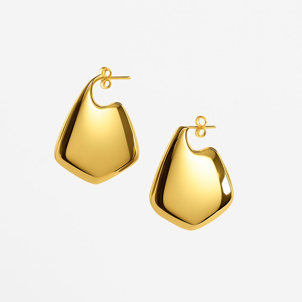 Sculpted Hoop Earrings