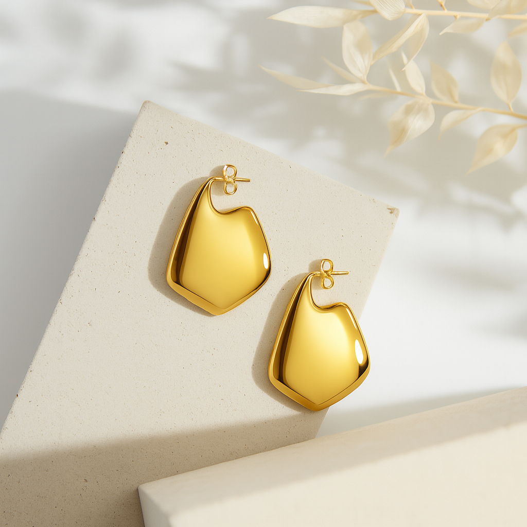 Sculpted Hoop Earrings