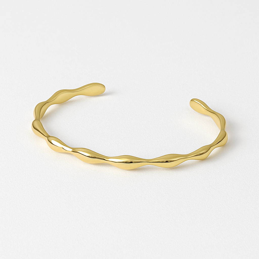 Sculptural Cuff Bracelet
