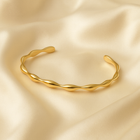 Sculptural Cuff Bracelet