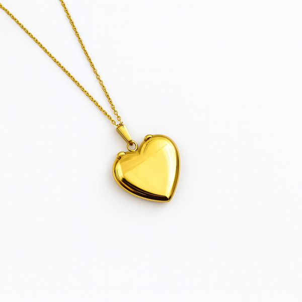 Heart Locket Pendant Necklace