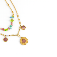 Layered Gemstone & Pendant Necklace
