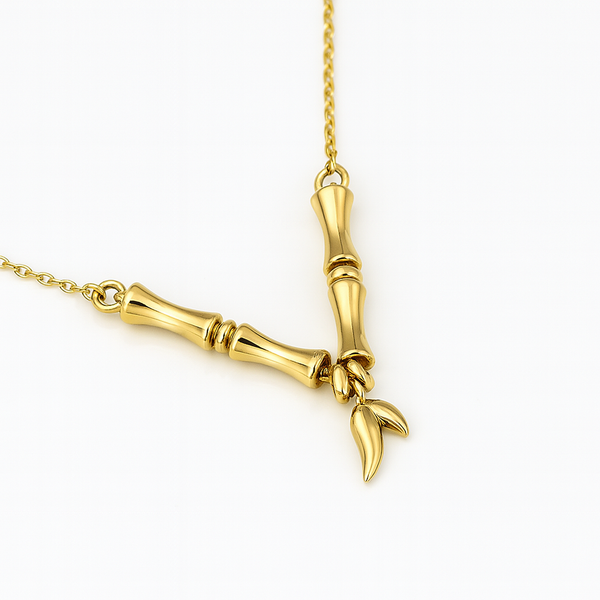 Bamboo Pendant Necklace