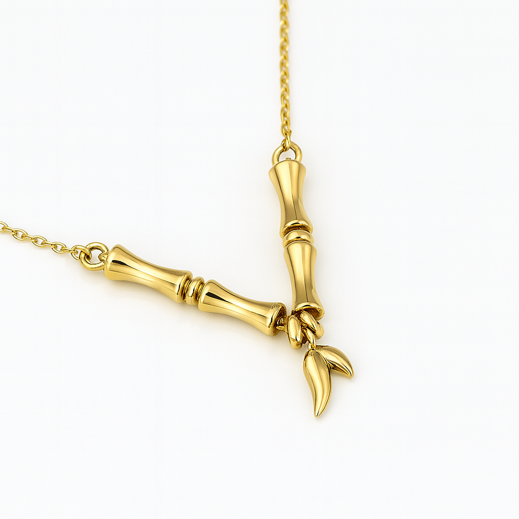 Bamboo Pendant Necklace