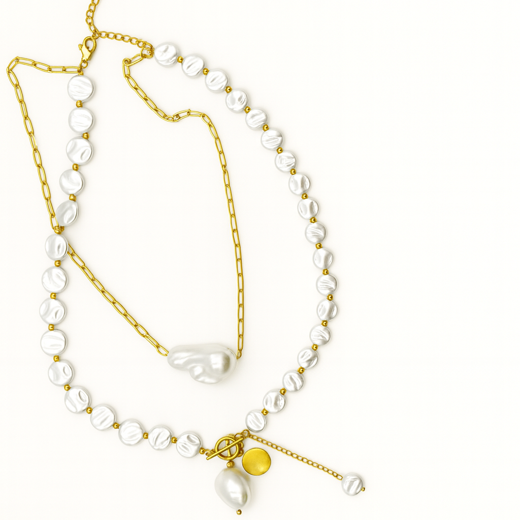Lustrous Harmony Pearl Necklace