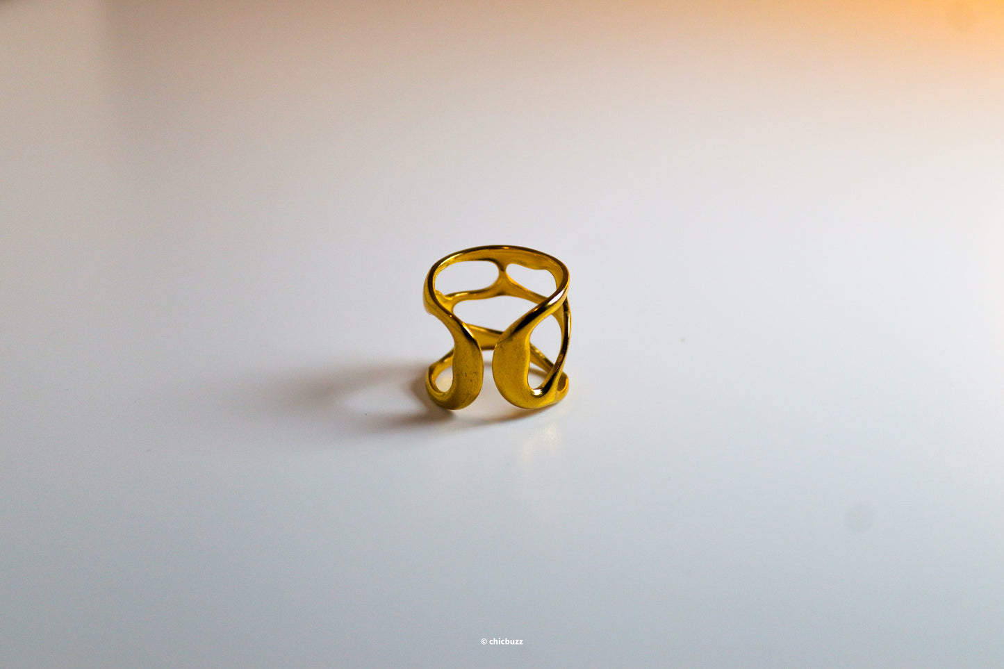 golden maze ring