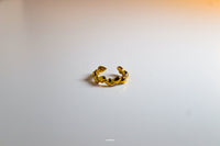 linked hearts ring