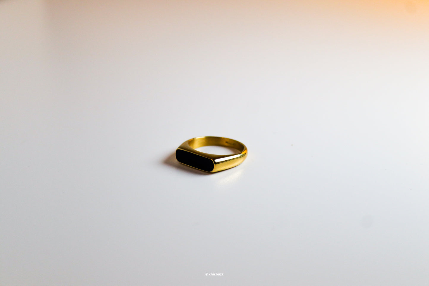 black gold ring