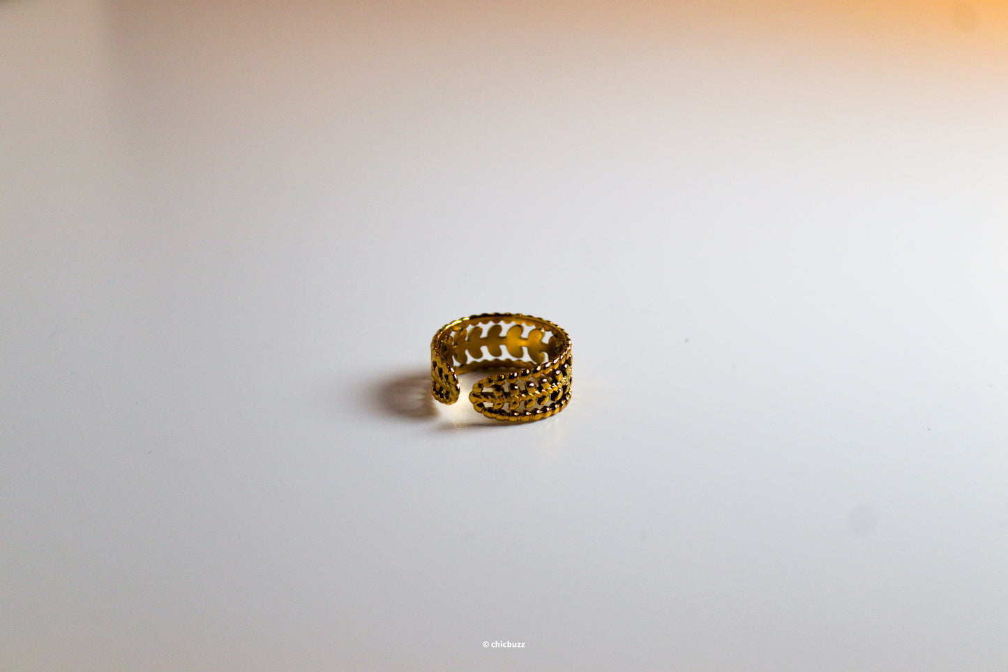 golden lace ring