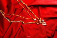 Layered Snake & Pendant Necklace
