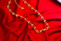 Golden Bubble Bead Necklace