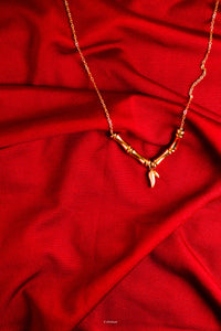 Bamboo Pendant Necklace