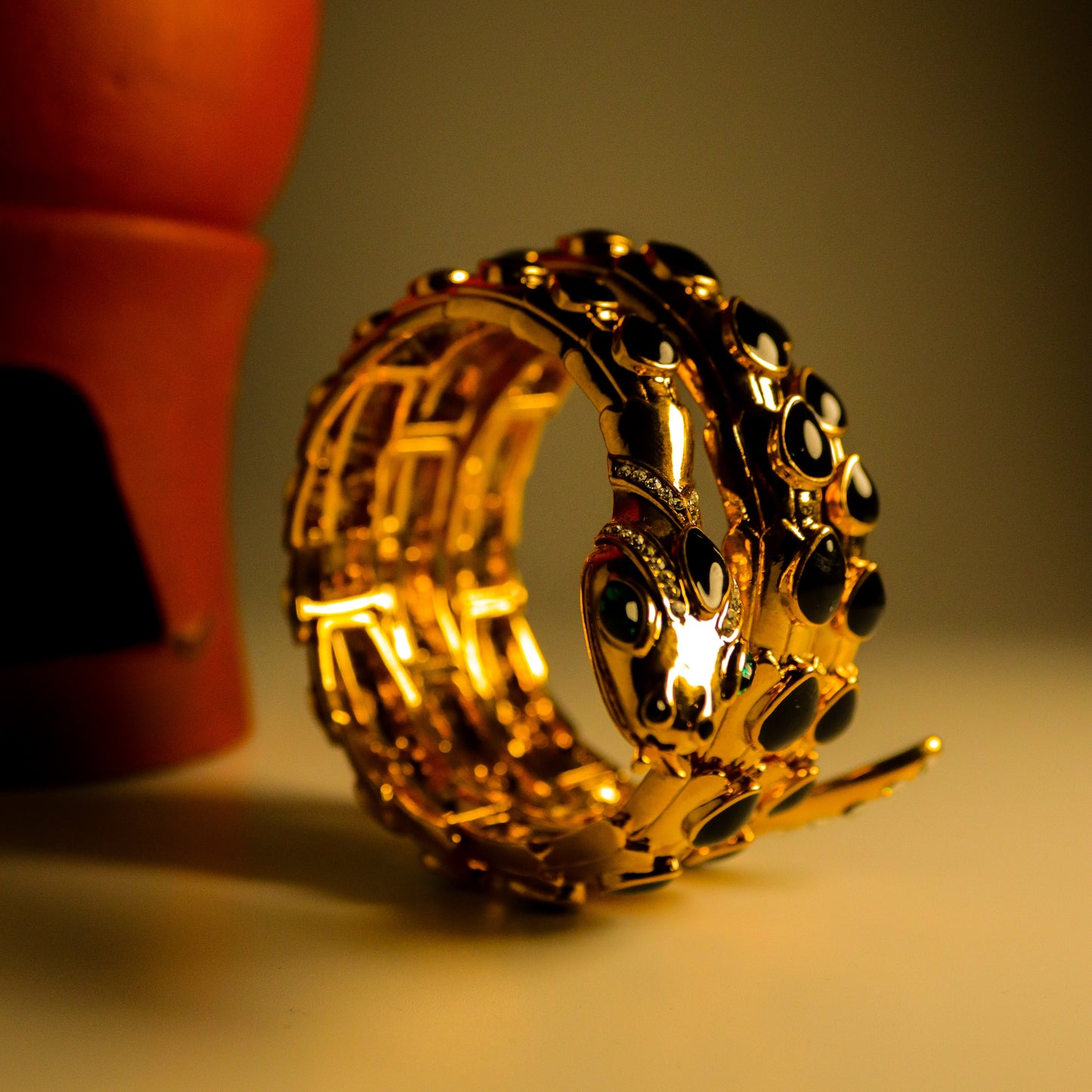 Serpent Layered Bangle Bracelet